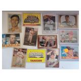 Lot of 12 1950s & 60s MLB Cards