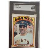 1972 Topps Willie Mays SGC 6