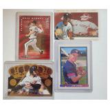 Lot Of 4 1990s MLB Star Inserts Maddux & More
