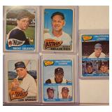 5 1965 Topps MLB Star Cards