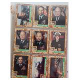 10 Binder Pages of 1991 Desert Storm Cards