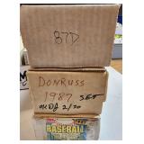 3 1987 MLB Sets 1 Fleer 2 Donruss