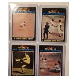 Lot Of 4 1971 Topps MLB World Series Game Cards