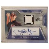 2001 Spx Prospect Jersey Auto Jack Wilson Card