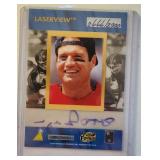 1996 Pinnacle Laserview Auto Card Jeff George/2000