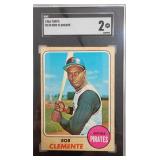 1968 Topps Roberto Clemente #150 SGC 2