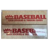 Two 1989 Fleer MLB Complete Sets 1 is Sealed