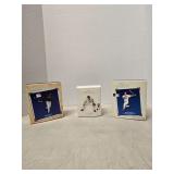 MLB Aaron Bonds Brett Ornament Lot NIB