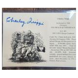 VTG Signed Photo By Charley Trippi Chicago Cardina