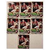 Lot Of 7 2025 Topps Fernando Mendoza Cards #87