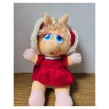 Vintage 1987 Baby Miss Piggy Plush Doll