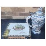 VTG Stien & Cigar Box