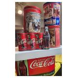 Lot of 6 VTG Coke Collectors Tins