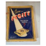 1939 Parker Brothers Pegity Game