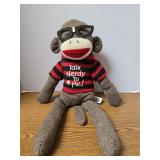 Sock Monkey ï¿½Talk Nerdy To Meï¿½ Plush