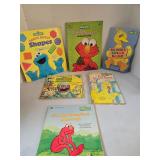 Sesame Street Books & Coloring Book Lot