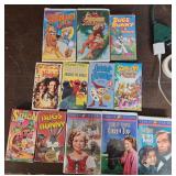12 VTG Kids VHS Tapes Disney & More