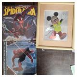 Two VTG NIB Spider-Man Calendars & Mickey Mouse Pi