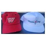 Two New Hats 96 Olympics & Wisc Badgers