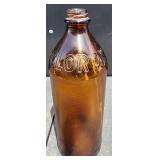 Antique Amber Colored Clorox Bottle