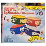 Inflatable NFL Ottoman NIB