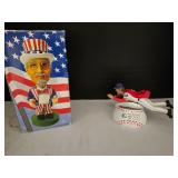 Indians #5 Caped Player Bobblehead Bank