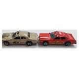 Hot Wheels 1977 Fire Chief & Police Car Lot