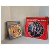 Vintage Chinese Checkers & Puzzle Game Lot