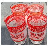 Set Of 4 Ohio ST Commemorative Football Glasses