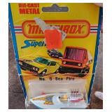 1976 Matchbox NIB #5 Sea Fire Boat