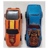 Two 1970s Hot Wheels Corvette & Nissan