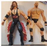 Two 12' WWE Wrestling Figures