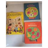 1950s-70s Illustrated Kids Dictionary Collection