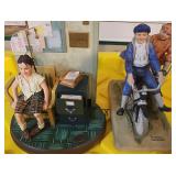Two Norman Rockwell Figurines