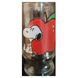 VTG Snoopy 1980s Glass