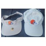Two New Cleveland Browns Hat & Visor