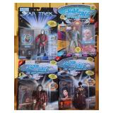 Star Trek TNG DS9 Figures Lot 4 Sealed NIP