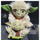 Two New Yoda Star Wars Stuffed Animals