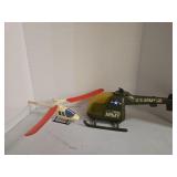 Vintage Toy Army Helicopter Lot
