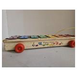 Vintage Fisher Price Pull Xylophone Toy