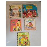 Vintage Sesame Street Book Lot of 5