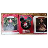 3 VTG NIB Hallmark Barbie & Disney Ornaments