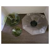 Vintage Mid-Century Glassware & Westmoreland Bowl