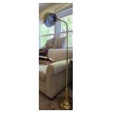 Brass Tone Adjustable Floor Lamp