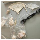 VTG Mixed Lot Folding Fans/Dolys/& More