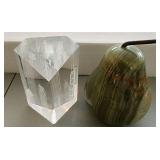 Two VTG Paper Weights