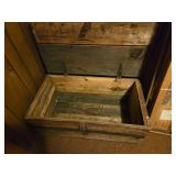 Vintage Military/Industrial Wooden Storage Crate