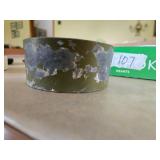 Vintage Green Pin Cup Kenzan Flower Frog