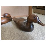 Gary E. Hall Wooden Duck Decoys Pair
