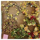 Box Full Of Home Decor Wreaths